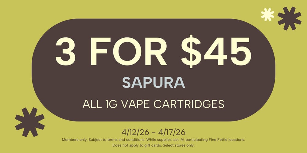 Sapura 1g Cartridges | 3+ for $15 each special