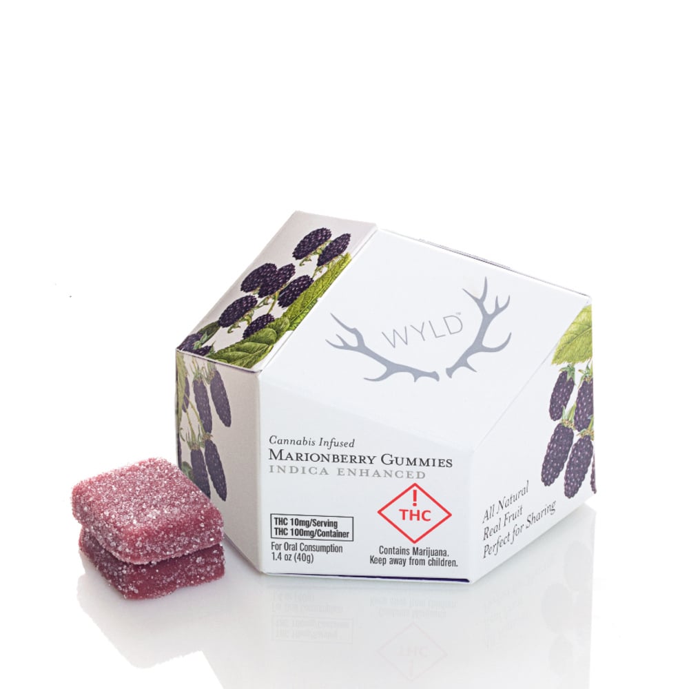 Marionberry Indica Enhanced Gummies | 100mg THC