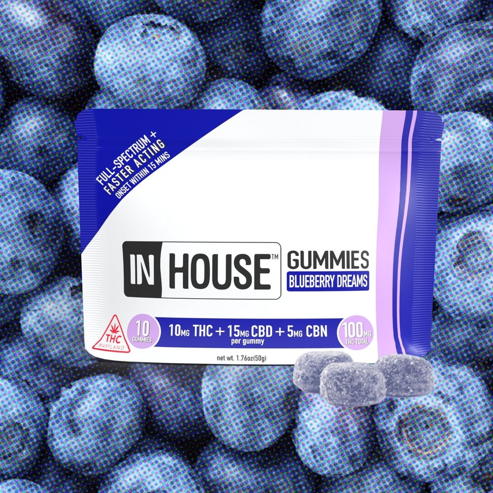Blueberry Dreams [10pk] (100mg THC/150mg CBD/50mg CBN)
