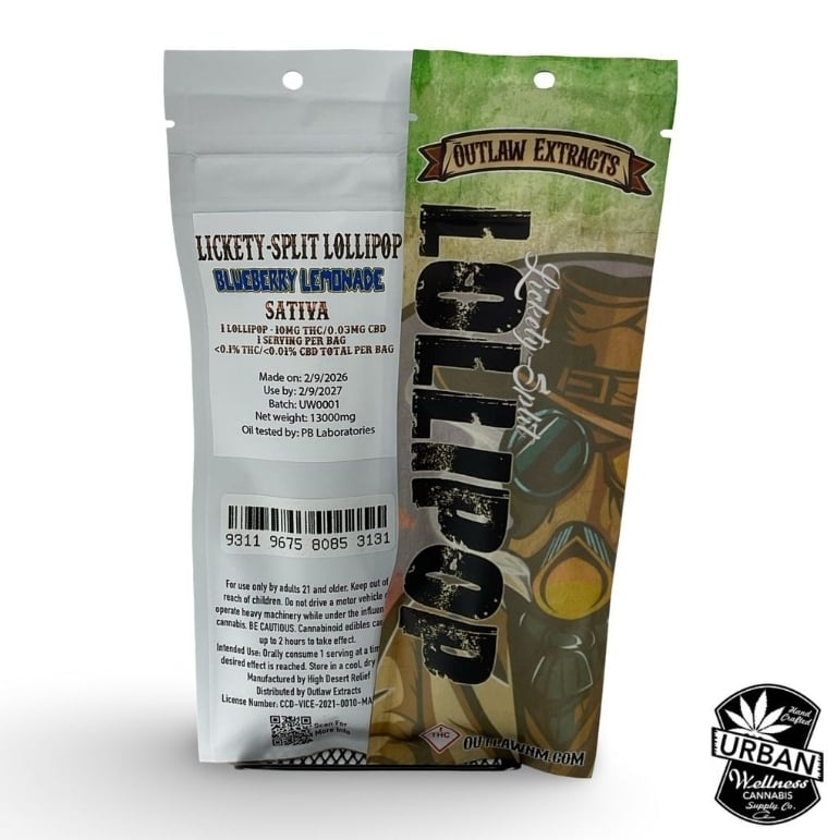 Blueberry Lemonade - Sativa (10mg)