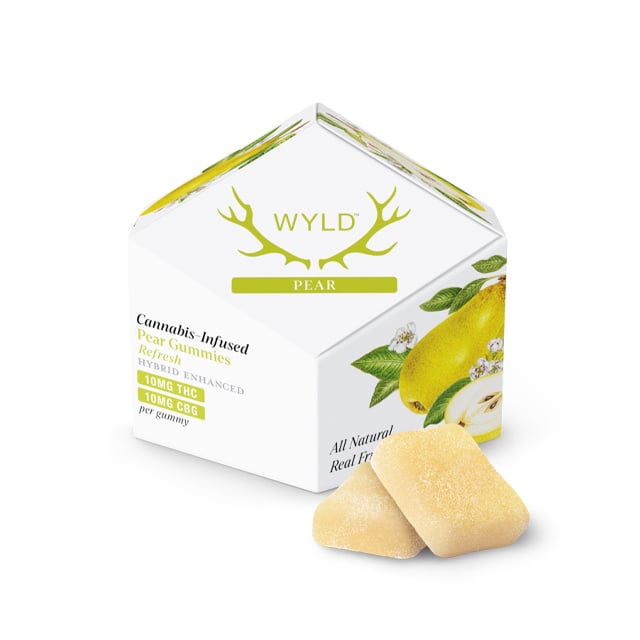 Pear 1:1 CBG + Hybrid Enhanced Gummies | 100mg THC:100mg CBG