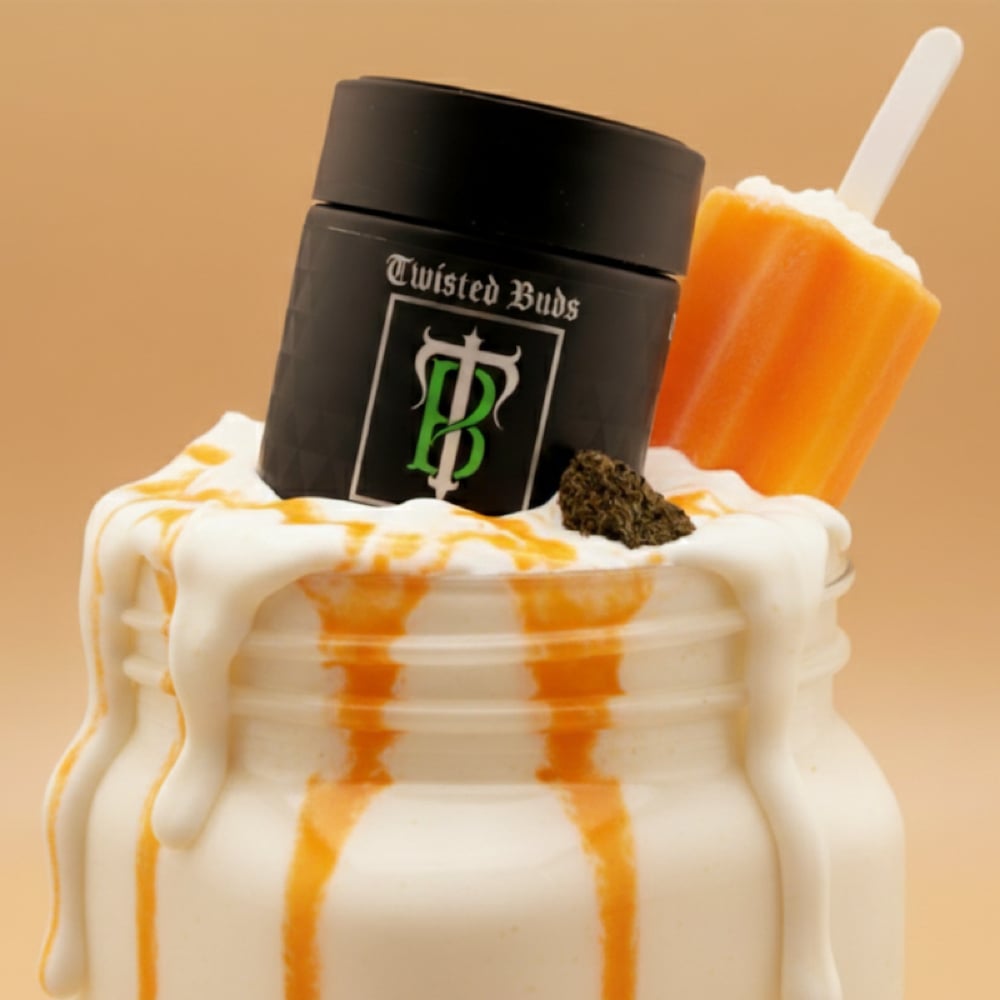 Twisted Buds - Orange Cream Flower