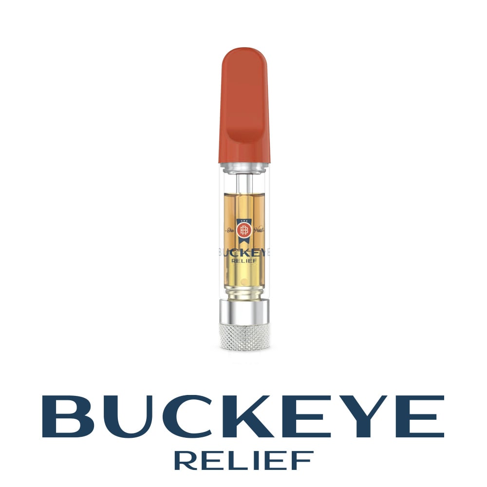 BUCKEYE RELIEF  GARLIC BREATH 2.0  LIVE RESIN CART  INDICA