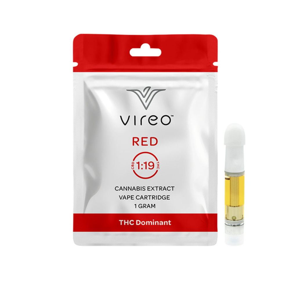 Red Distillate Vaporizer Cartridge [1000mg]