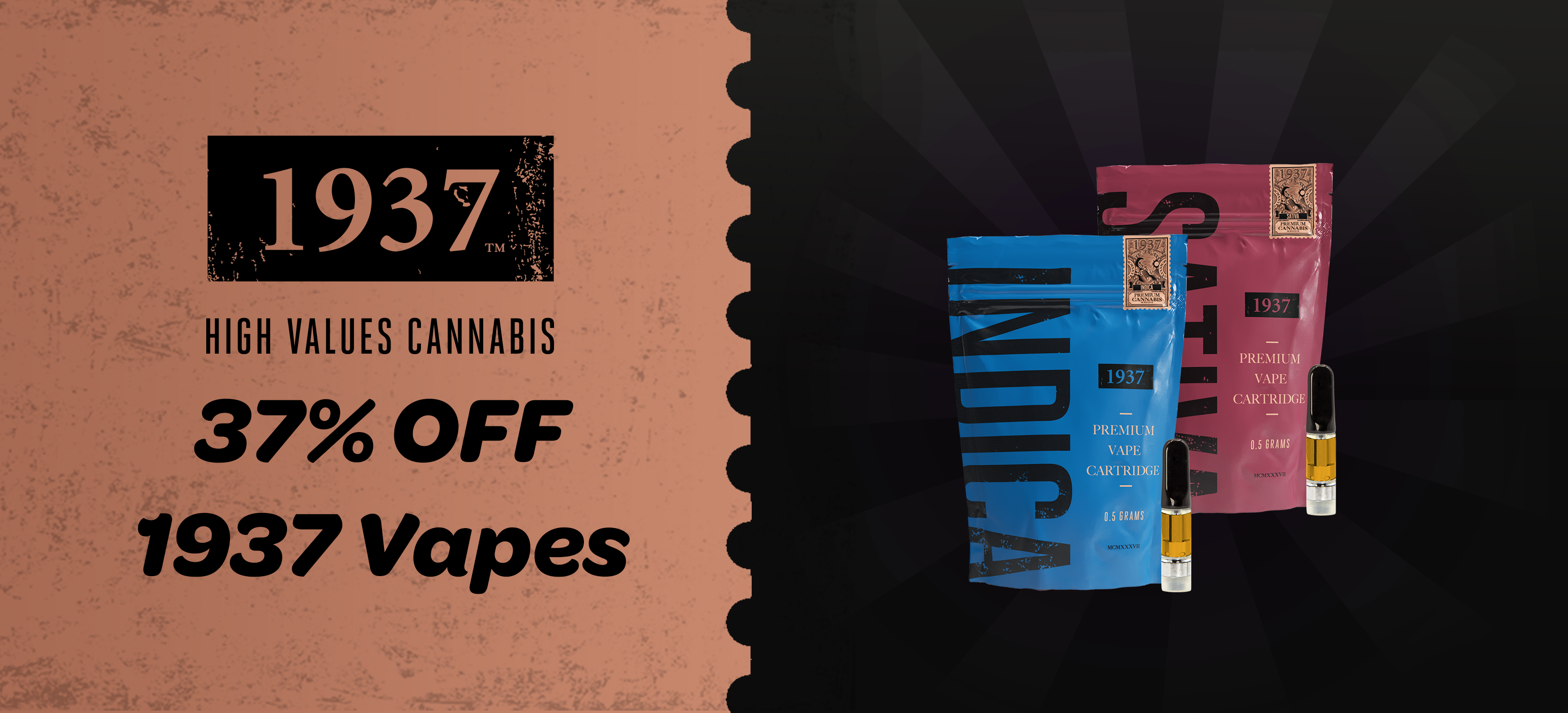 1937 VAPE BLOWOUT SALE! special