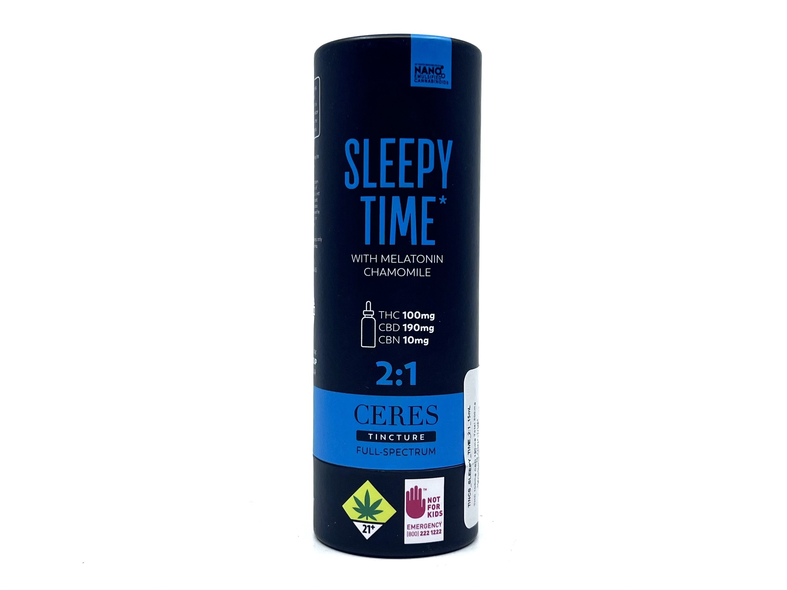 2:1 Sleepy Time [15ml] (100mg THC/190mg CBD/10mg CBN)