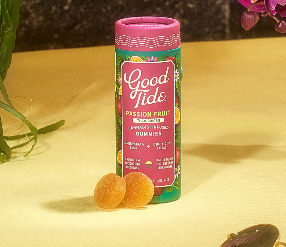 Passionfruit 1:1:1 CBD + CBN Single-Strain Rosin Gummies | Sleep | 100mg