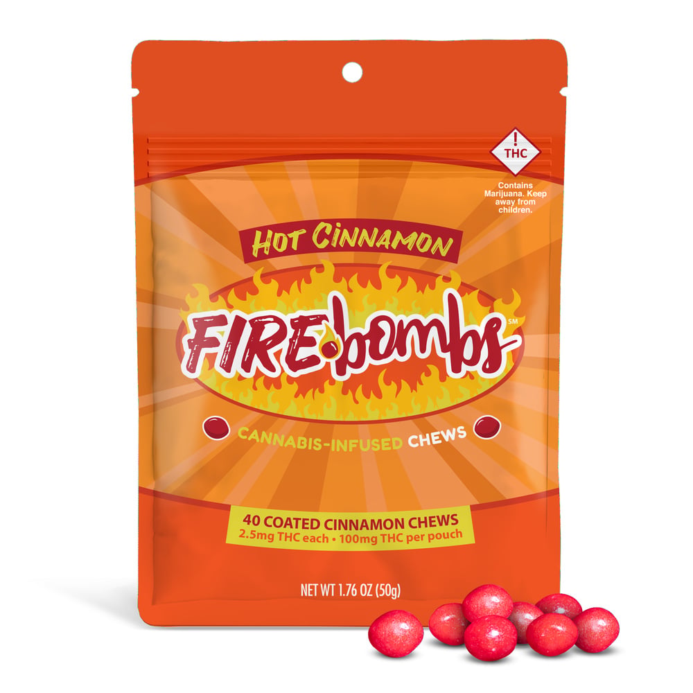 Fire Bombs Hot Cinnamon - 100mg THC (40pk / 2.5mg THC ea)