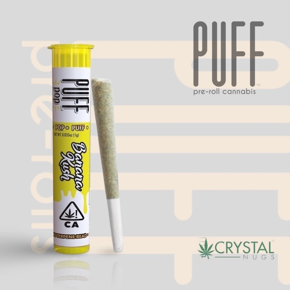 Shop Banana Kush Pop Crutch[1g] | Crystal Nugs Dispensary