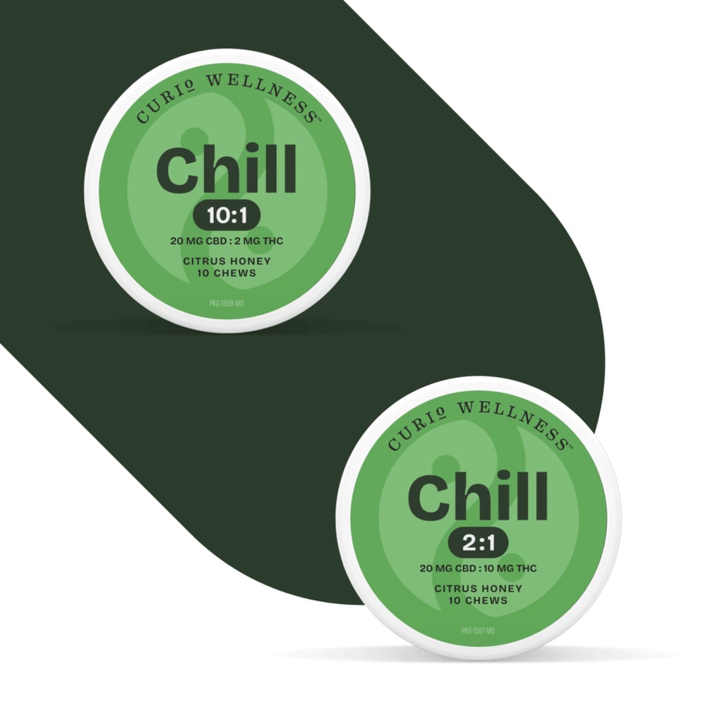 Chill 2:1 Chews - Citrus Honey [10pk] (200mg CBD/100mg THC)
