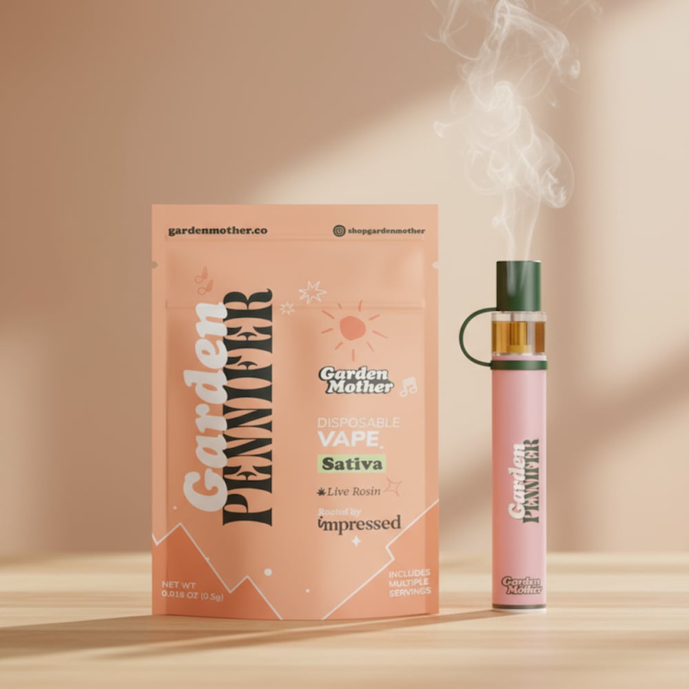 Garden Mother - Papaya Runtz Pennifer Rosin Disposable (0.5g)