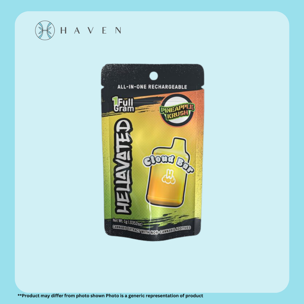 1g Pineapple Krush (Disposable Distillate Vape) | Hellavated