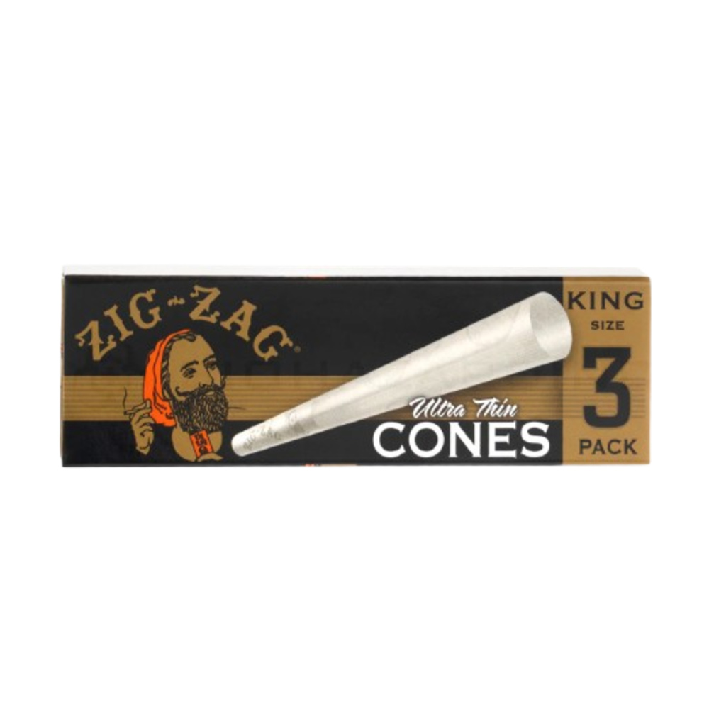 Zig-Zag Ultra Thin Cones - King [3pk]