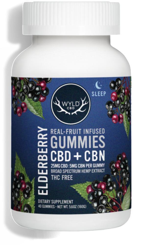 500mg Elderberry CBD:CBN Gummies | 20-pack