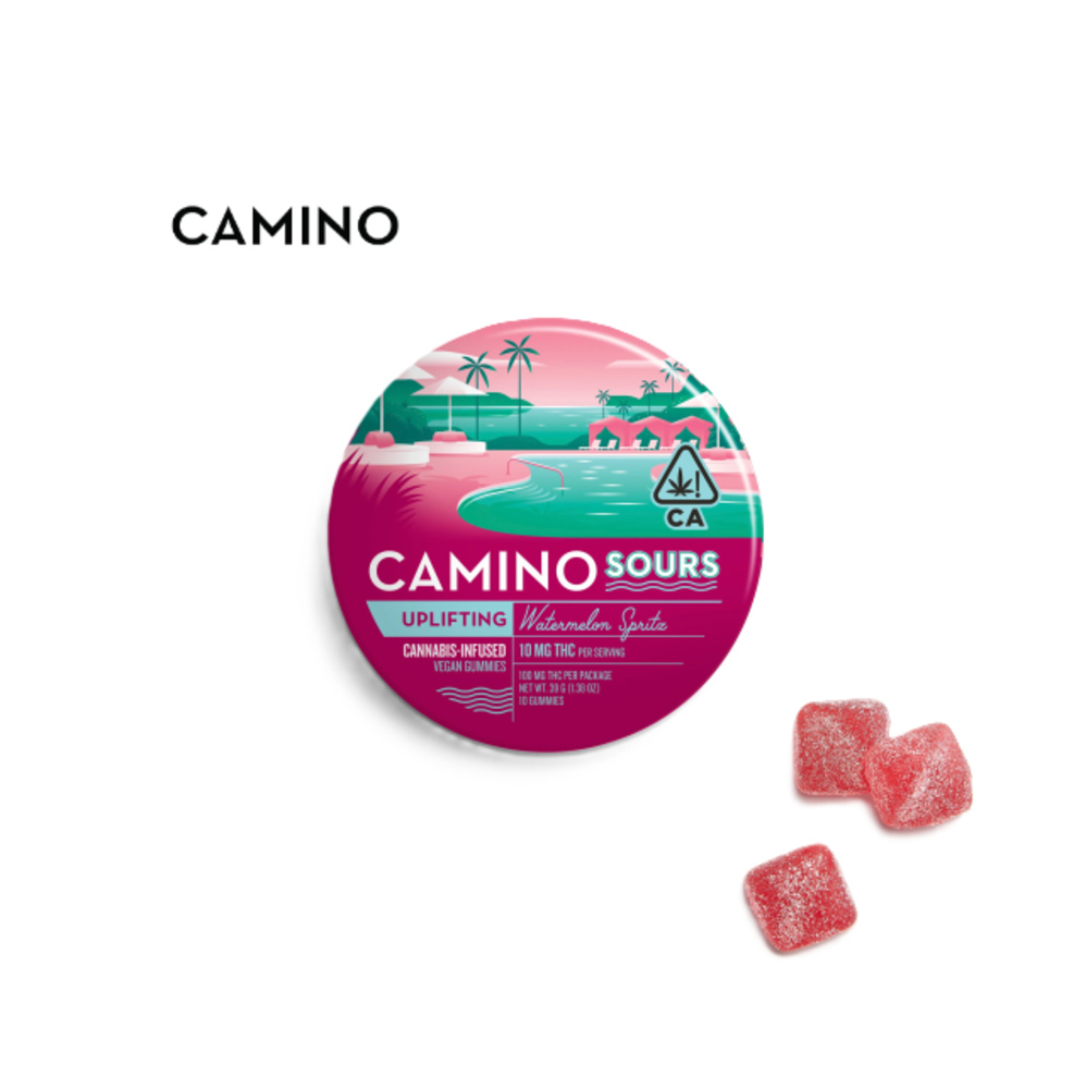 WATERMELON SPRITZ SOURS 100MG 10 PACK GUMMIES