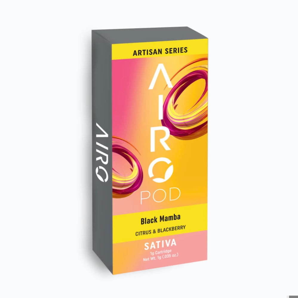 AiroPod  Black Mamba Sativa Cartridge AiroPod  Black Mamba Sativa Cartridge