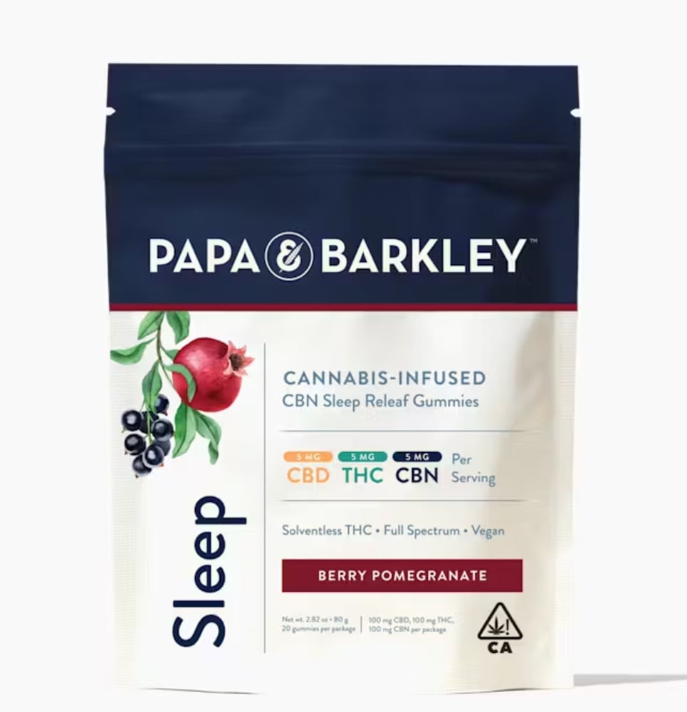 Berry Pomegranate Sleep [20pk] (100mg CBD/100mg THC/100mg CBN)
