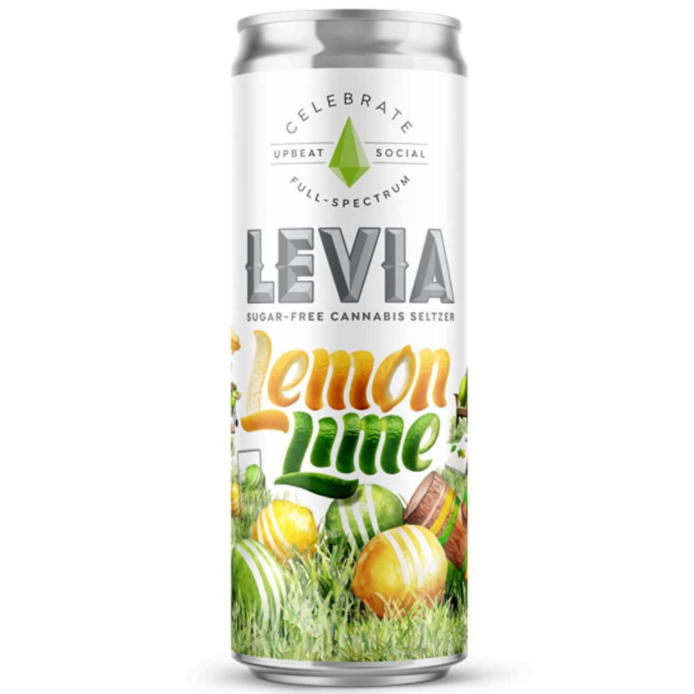 Levia - Celebrate Lemon Lime Hybrid Seltzer 5mg (12oz)