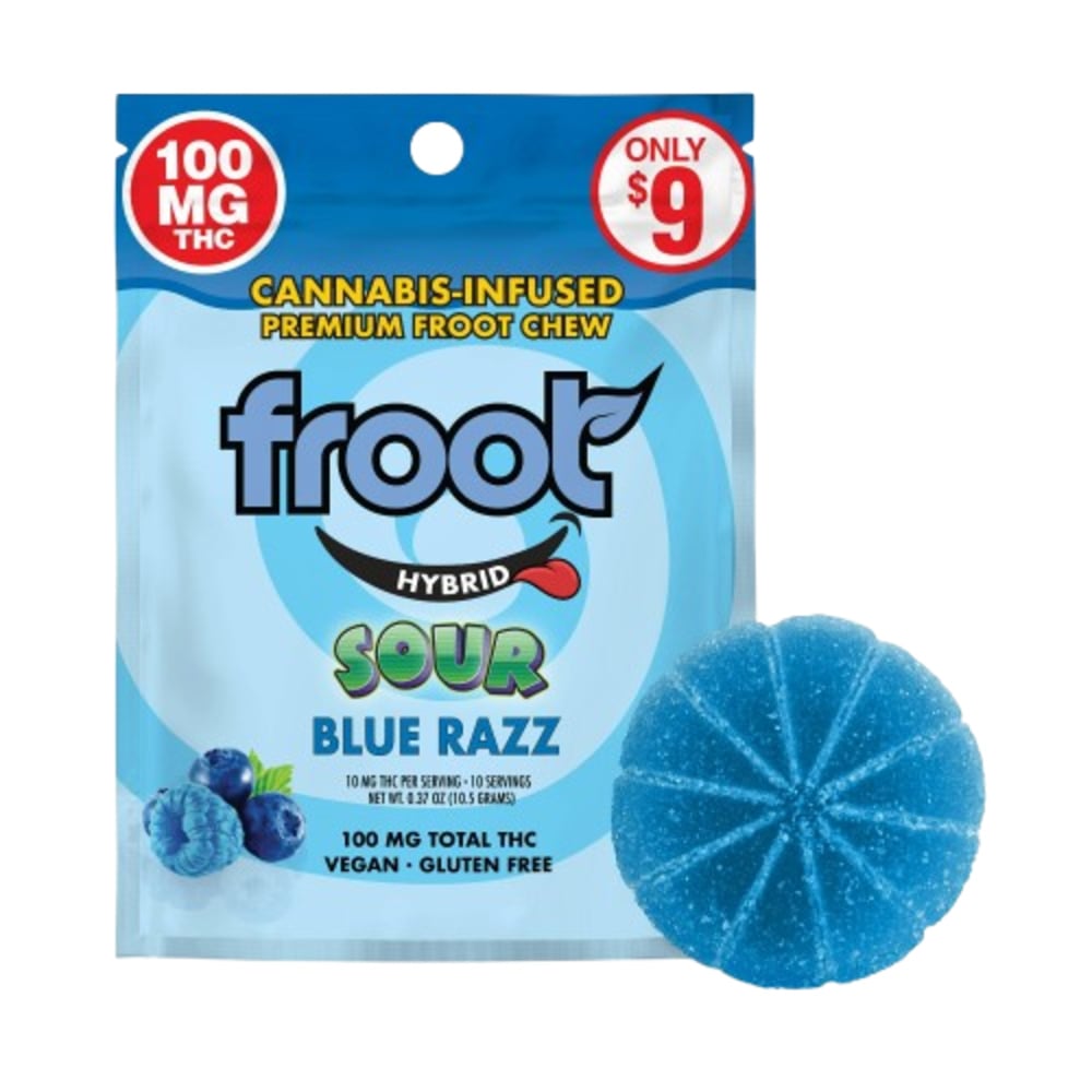 Froot Sour Blue Razz [1pk] (100mg)