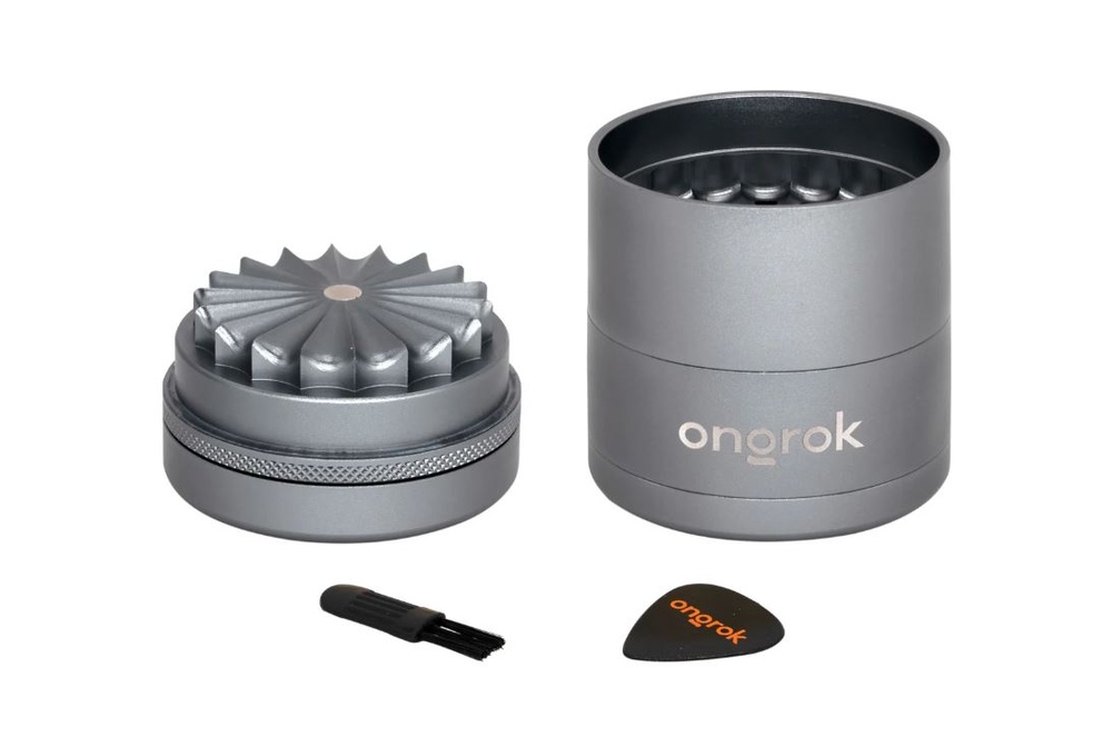 5pc Petal Toothless Grinder - Silver