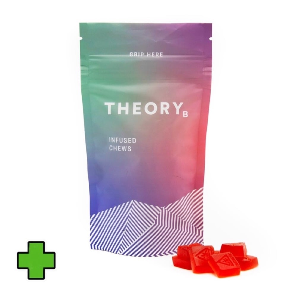 THEORYb - MED Raspberry Chews (1000mg 20pk)