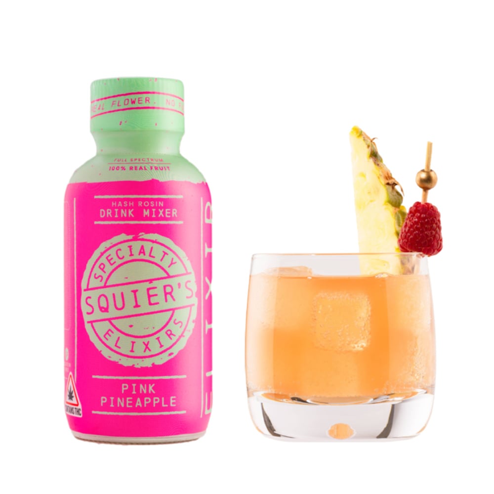 Squier's Specialty Edibles - Pink Pineapple Hash Rosin Mixer (500mg) Squier's Specialty Edibles - Pink Pineapple Hash Rosin Mixer (500mg)