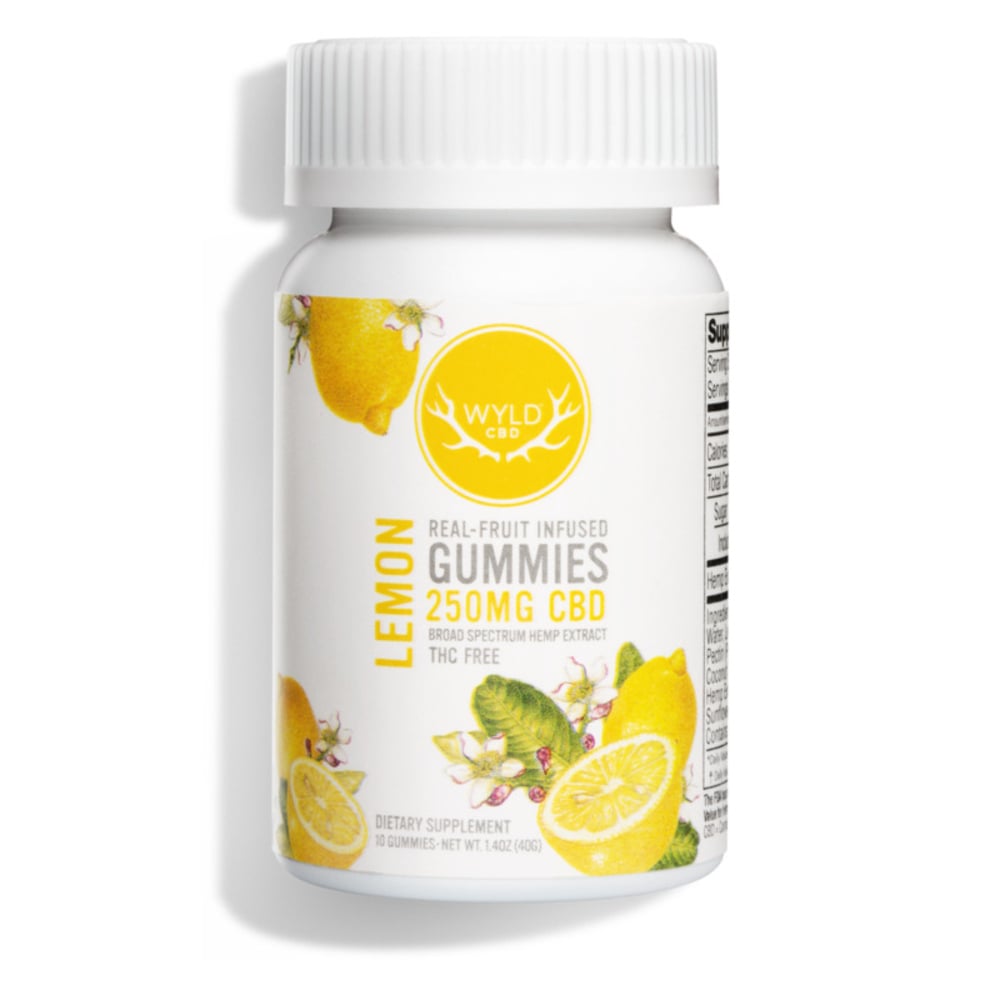 250mg Lemon CBD Gummies | 10-pack