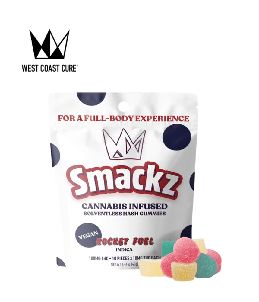 ROCKET FUEL 100MG HASH INFUSED 10 PACK GUMMIES