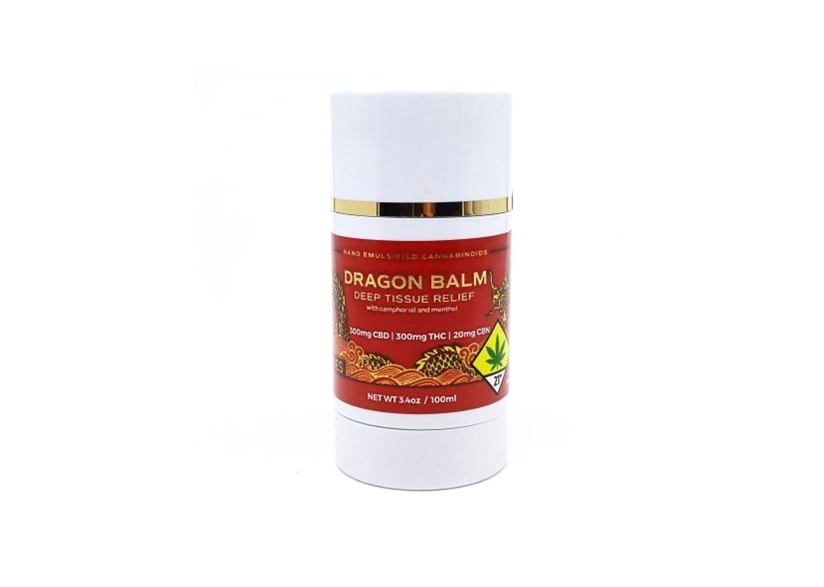 1:1 Dragon Balm [3.4oz] (300mg CBD/300mg THC)