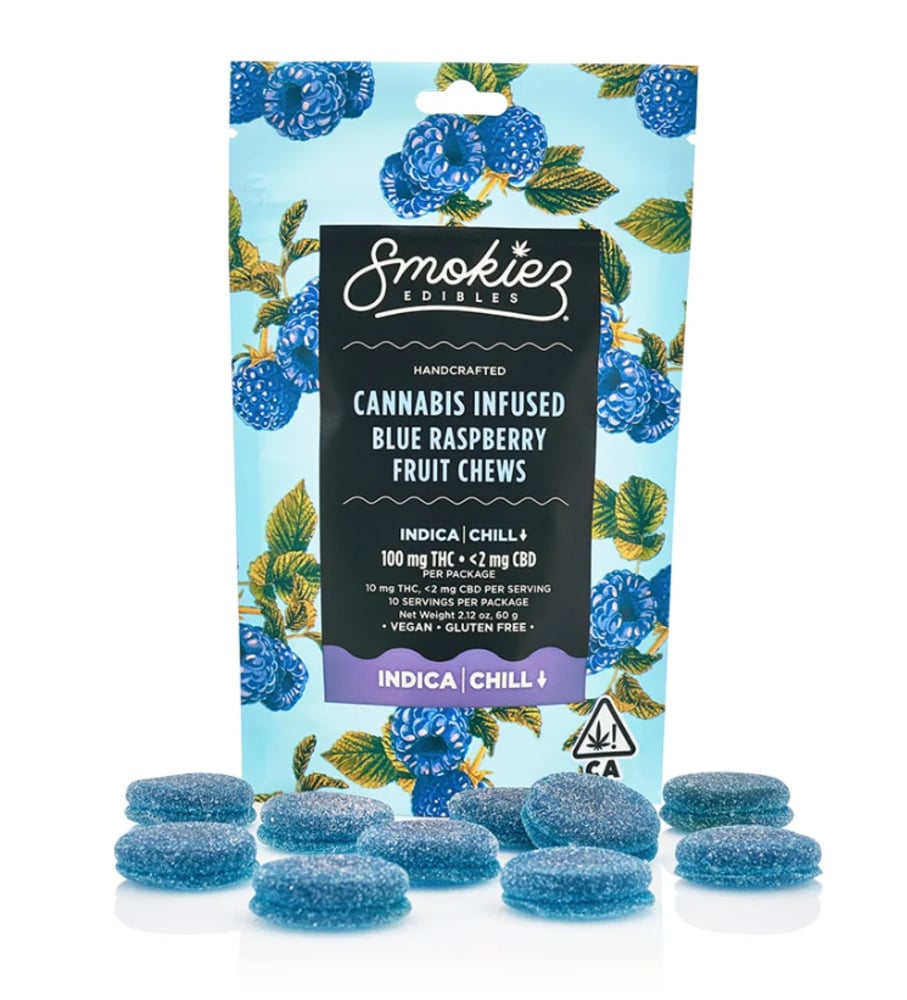 Blue Raspberry - Indica [10pk] (100mg)