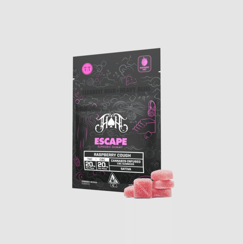 Raspberry Cough | Sativa - Escape RCS CBC Euphoric Gummy