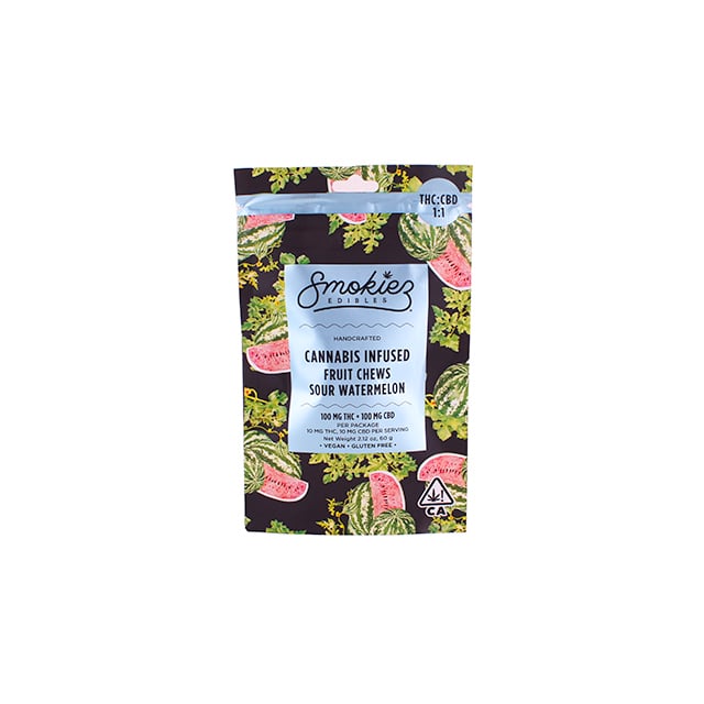 1:1 Sour Watermelon [10pk] (100mg CBD/100mg THC)