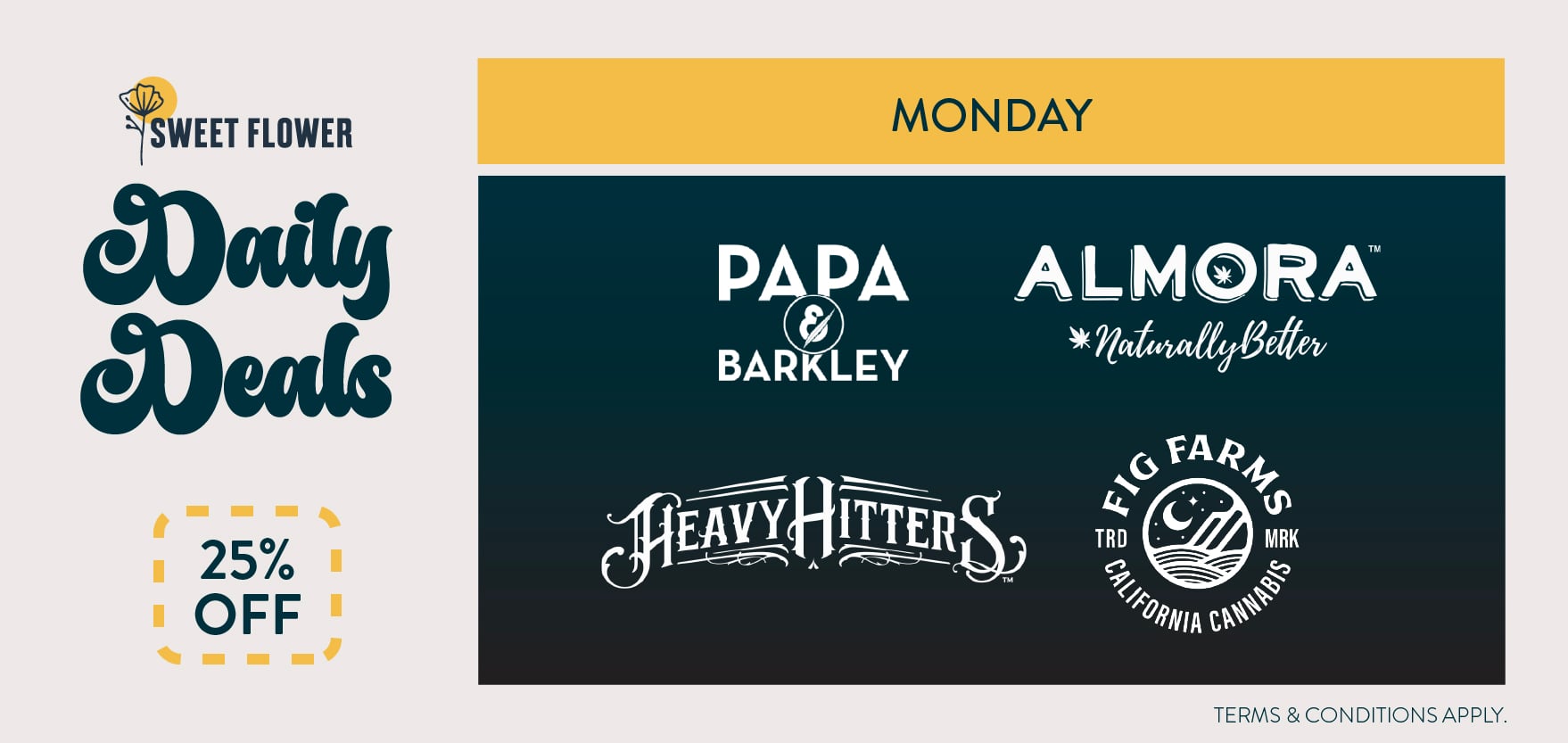 Monday - Daily Deal special