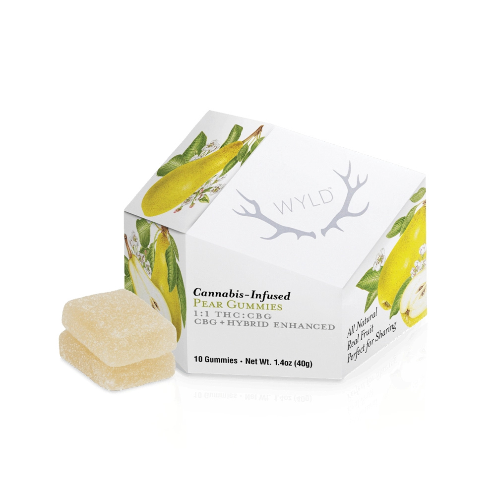 Pear 1:1 CBG + Hybrid Enhanced Gummies | 100mg