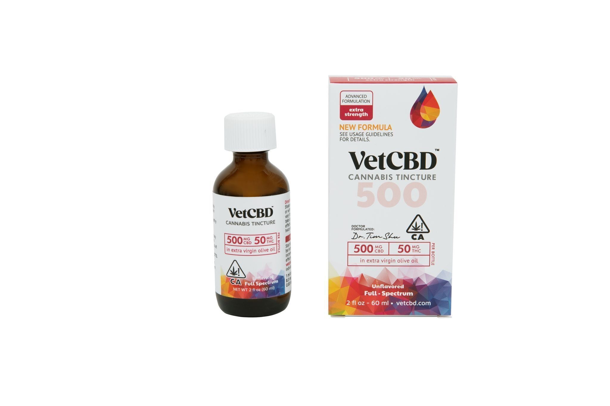 VETCBD - 10:1 CBD Tincture [2oz] (500mg CBD/50mg THC) - CBD