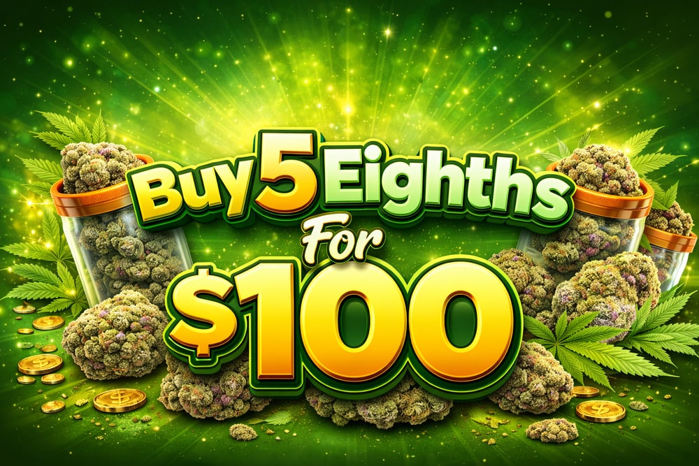 Buy 5 Eighths For $100 special