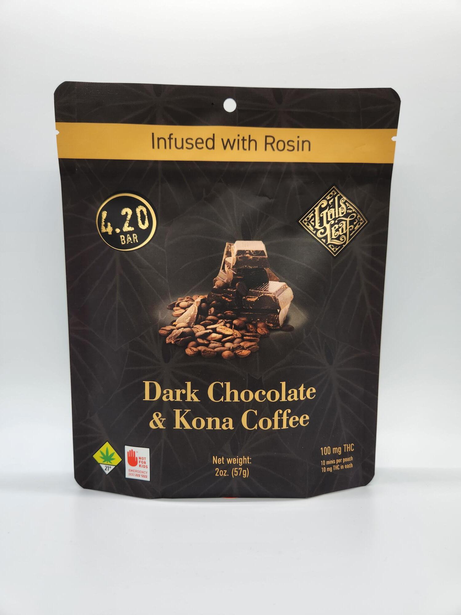 Dark Chocolate + Kona Coffee