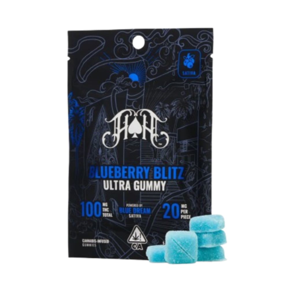 Heavy Hitters Blueberry Blitz | Sativa - Ultra Pure Gummies - 100mg THC