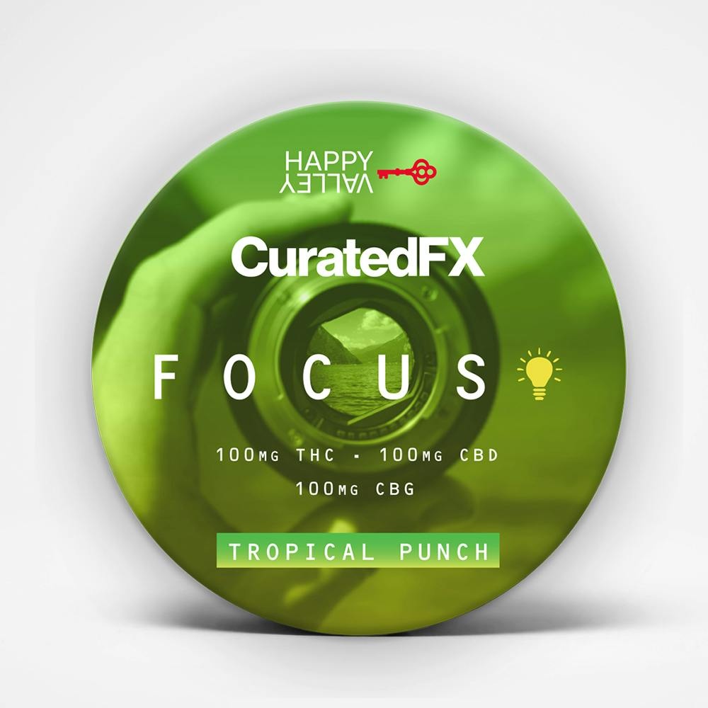 Focus - Tropical Punch [20pk] (100mg CBD/100mg THC/100mg CBG)
