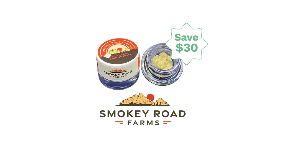 Save $30: 2 Smokey Road 1g Rosin for$60! special