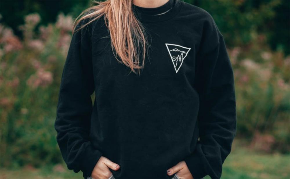 Crewneck / Black/ Large