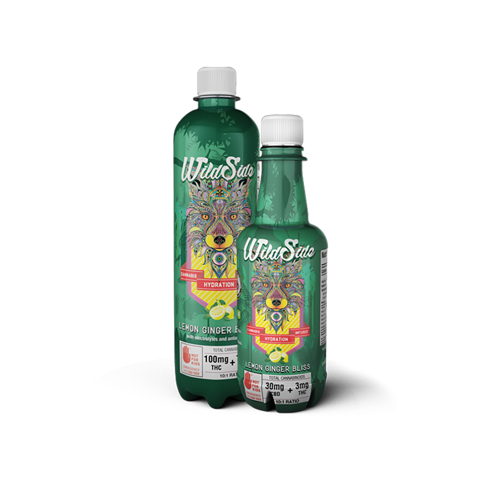 CBD Lemon Ginger Bliss [17oz] (100mg CBD/10mg THC)
