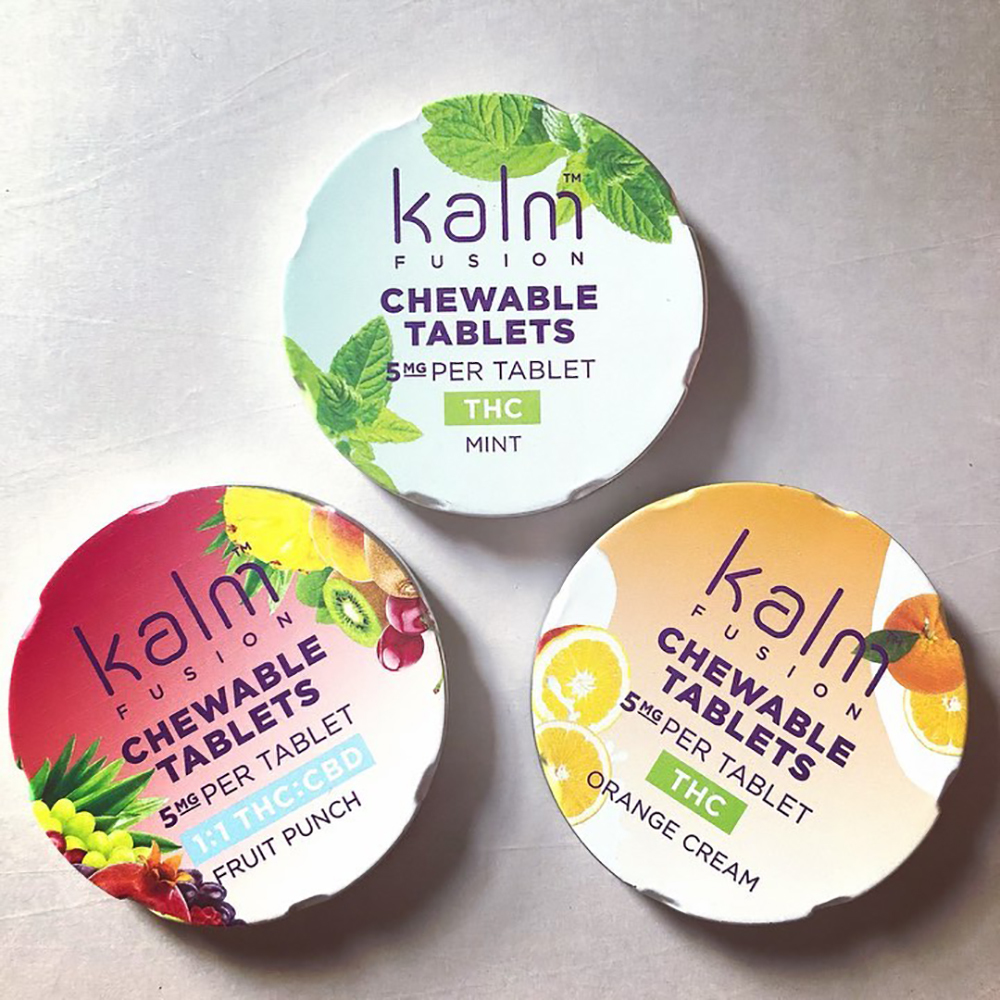 THC [20pk] (100mg) Kalm Fusion Chewable Tablets Jane