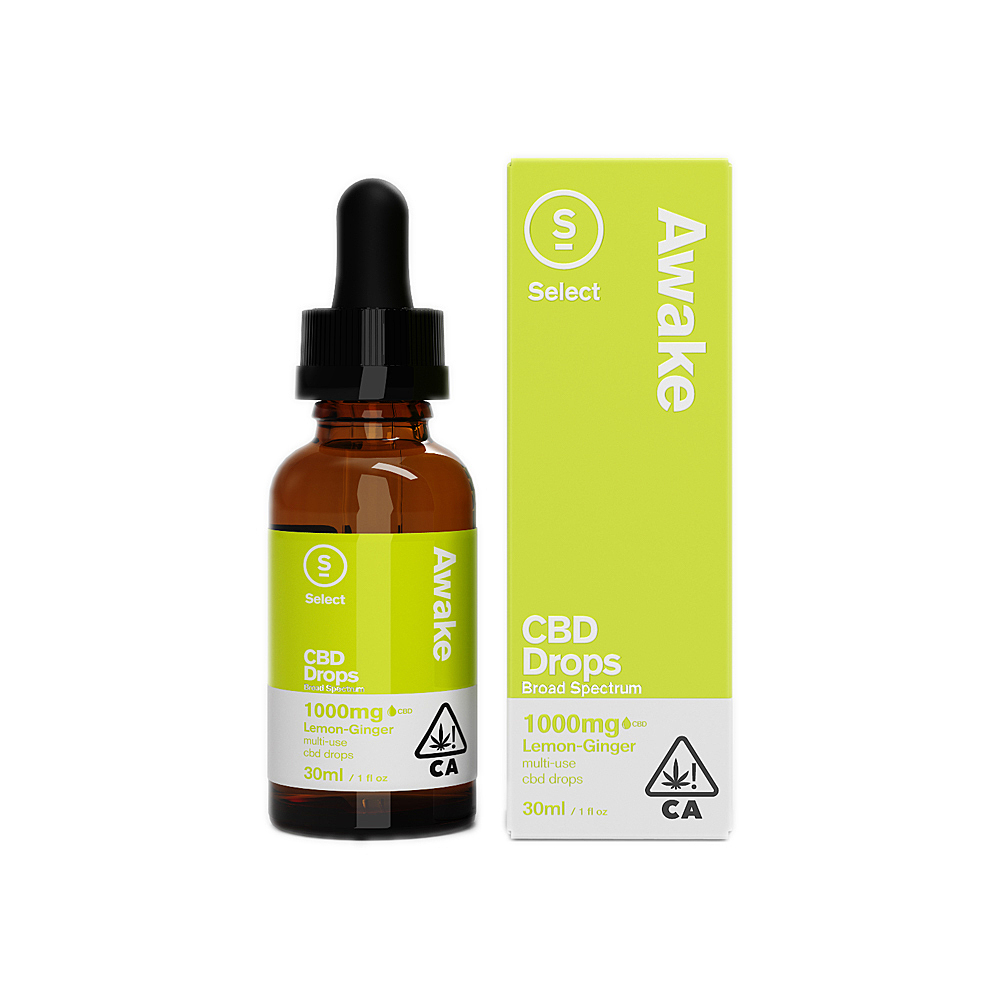 Lemon Ginger [30ml] (1000mg CBD) Select CBD Drops Jane