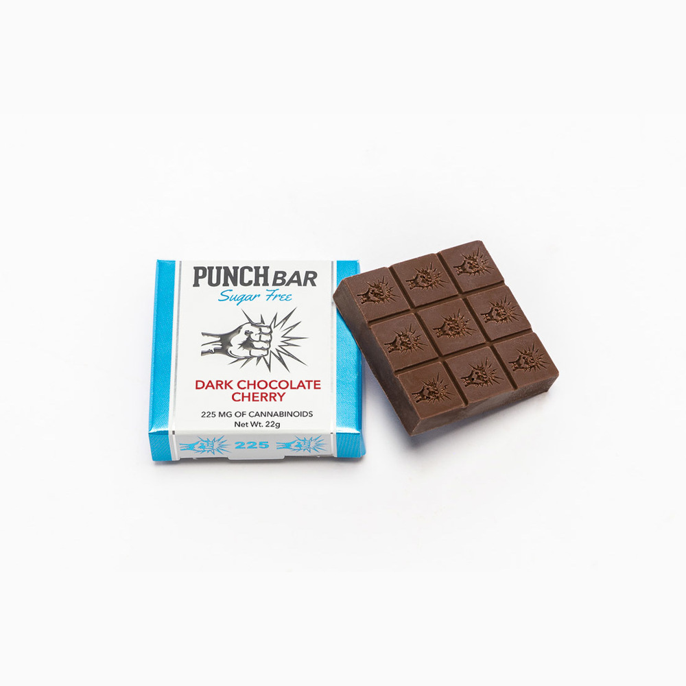 Sugar Free Dark Chocolate Cherry (225mg) Punch Edibles Punch Bar Jane