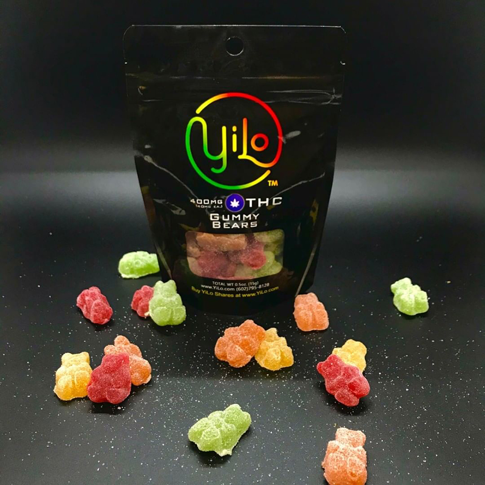 Gummy Bears Sativa (400mg) YiLo Gummies Jane