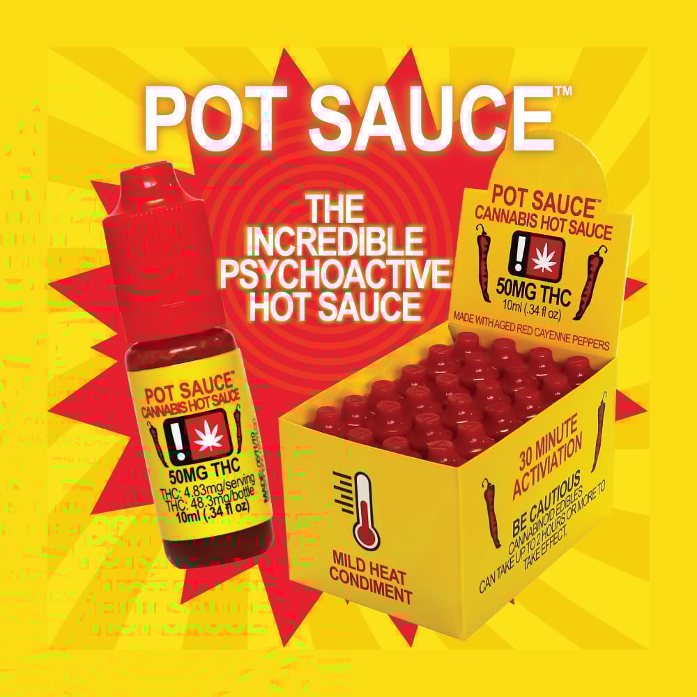 Cannabis Hot Sauce (50mg) Pot Sauce Hot Sauce Jane