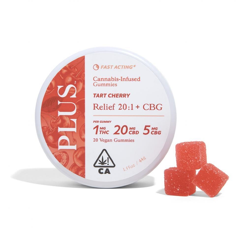 Tart Cherry Relief 20:5:1 Gummies [Solventless Rosin 20pk]