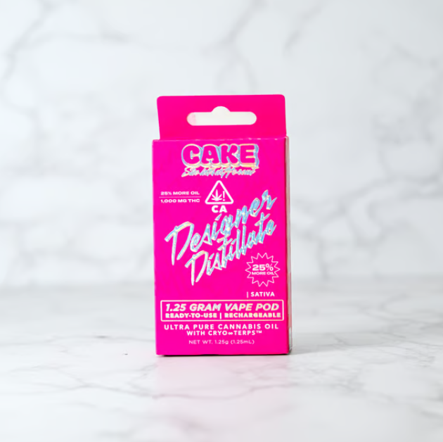 CAKE - ALIEN LEMONADE - RECHARGEABLE ALL IN ONE VAPE CART - SATIVA - [1.25G]
