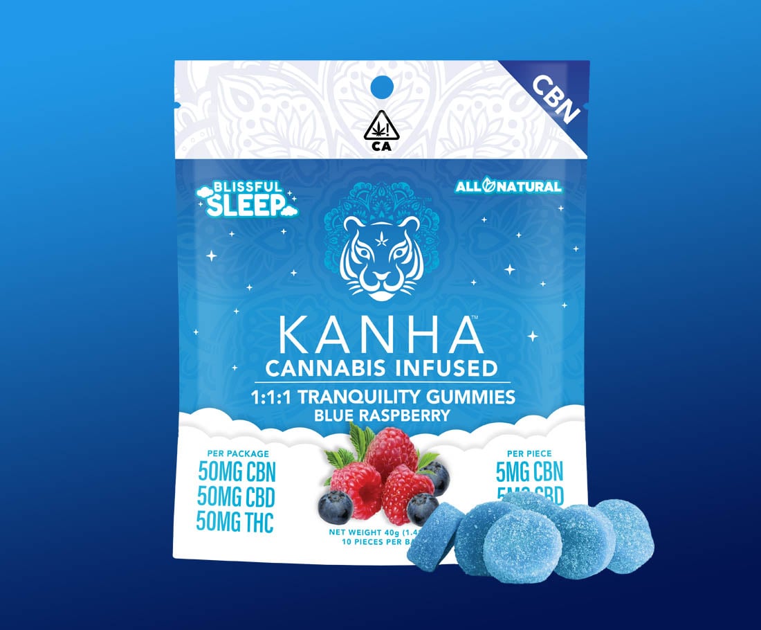 1:1:1 Sleep Tranquility (50mg CBD/50mg THC/50mg CBN) [10pk]